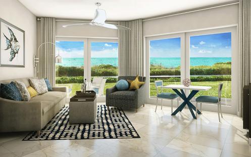BTC Seaside One Bedroom Concierge Villa Suite Living Room